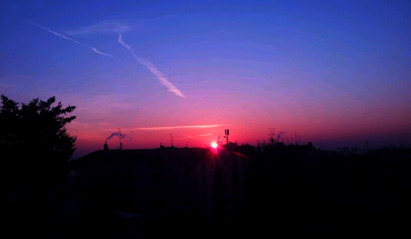 Milan sunrise