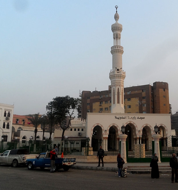 Il Cairo, Egitto - Moschea di Rabaa Al-Adawiya